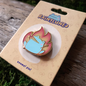 Arson Frog Enamel Pin