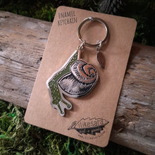 Load image into Gallery viewer, Snail Metal Keychain
