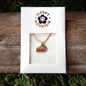 Cherry Pie Charm Necklace