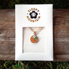 Load image into Gallery viewer, Orange Blossom Charm Necklace
