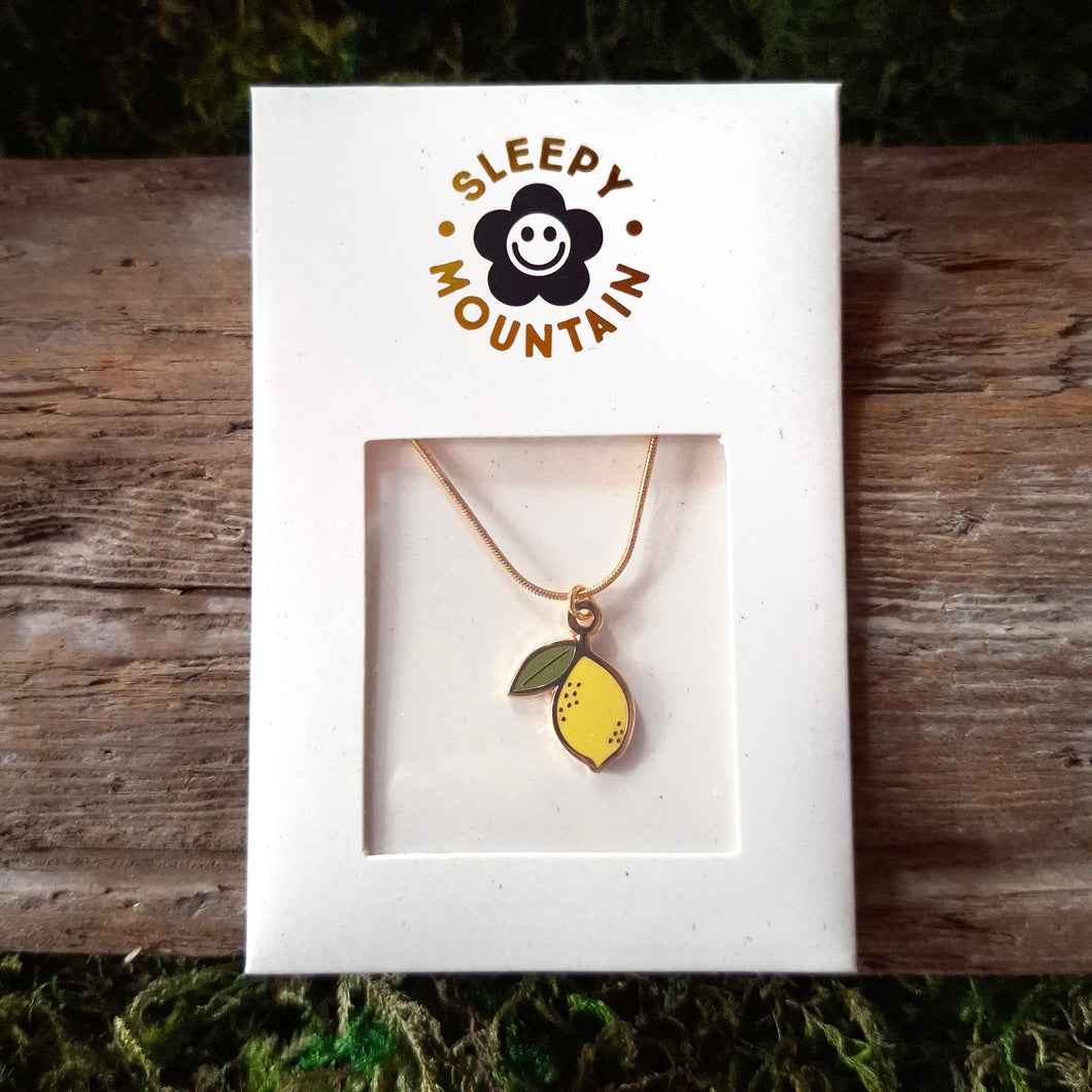 Lemon Charm Necklace