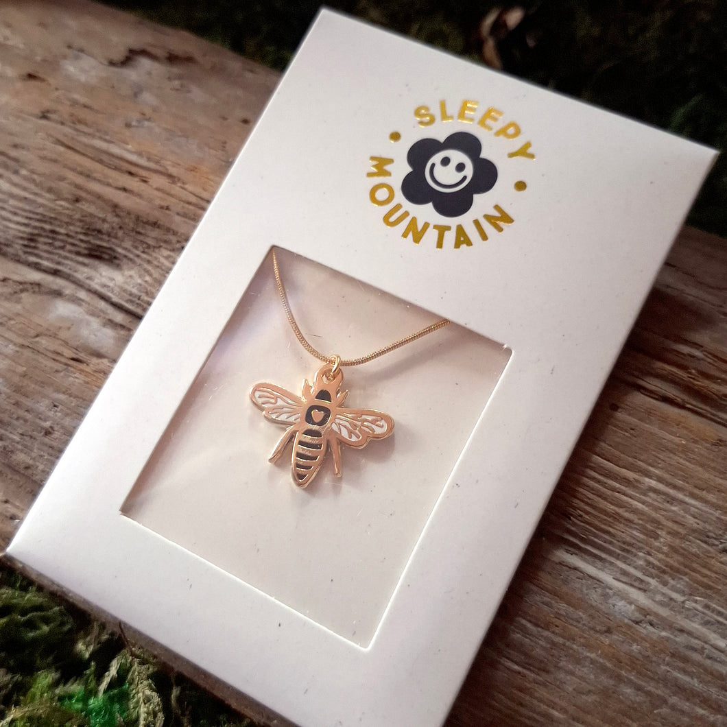 Bee Charm Necklace