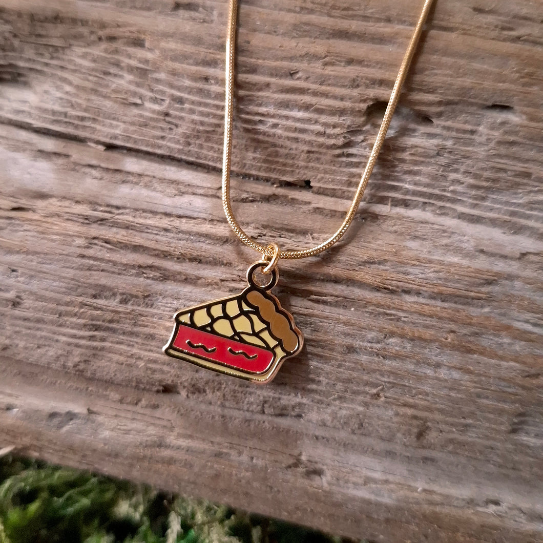 Cherry Pie Charm Necklace