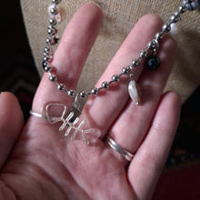 Load image into Gallery viewer, Fishbone Charm Necklace
