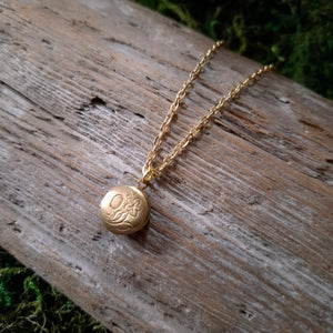 Tiny Round Vintage Locket