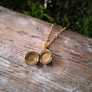 Tiny Round Vintage Locket