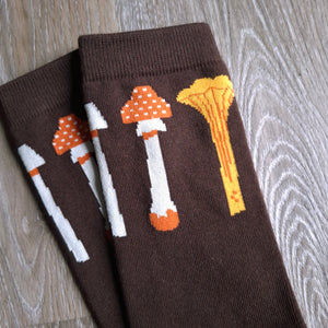 Sprouting Mushroom Socks