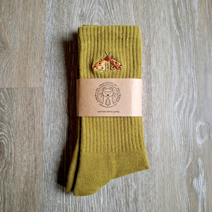 Wooly Bear Moth Socks