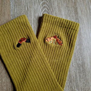 Wooly Bear Moth Socks