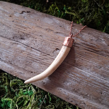 Load image into Gallery viewer, Copper Antler Tine Necklace
