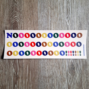 "Noooooo!!!" Bumper Sticker