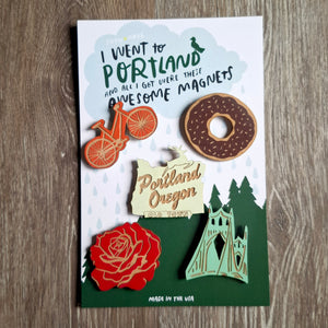 Awesome Portland Magnets (set of 5)