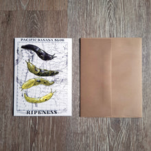 Load image into Gallery viewer, Banana Slug Ripeness Chart Greeting Card
