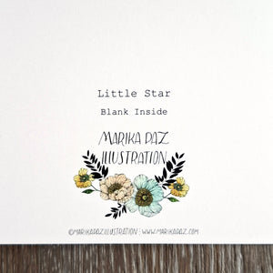 Little Star Holiday Greeting Card