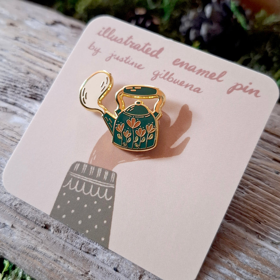 Tea Kettle Enamel Pin