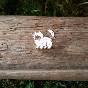 Love Letter Cat Enamel Pin