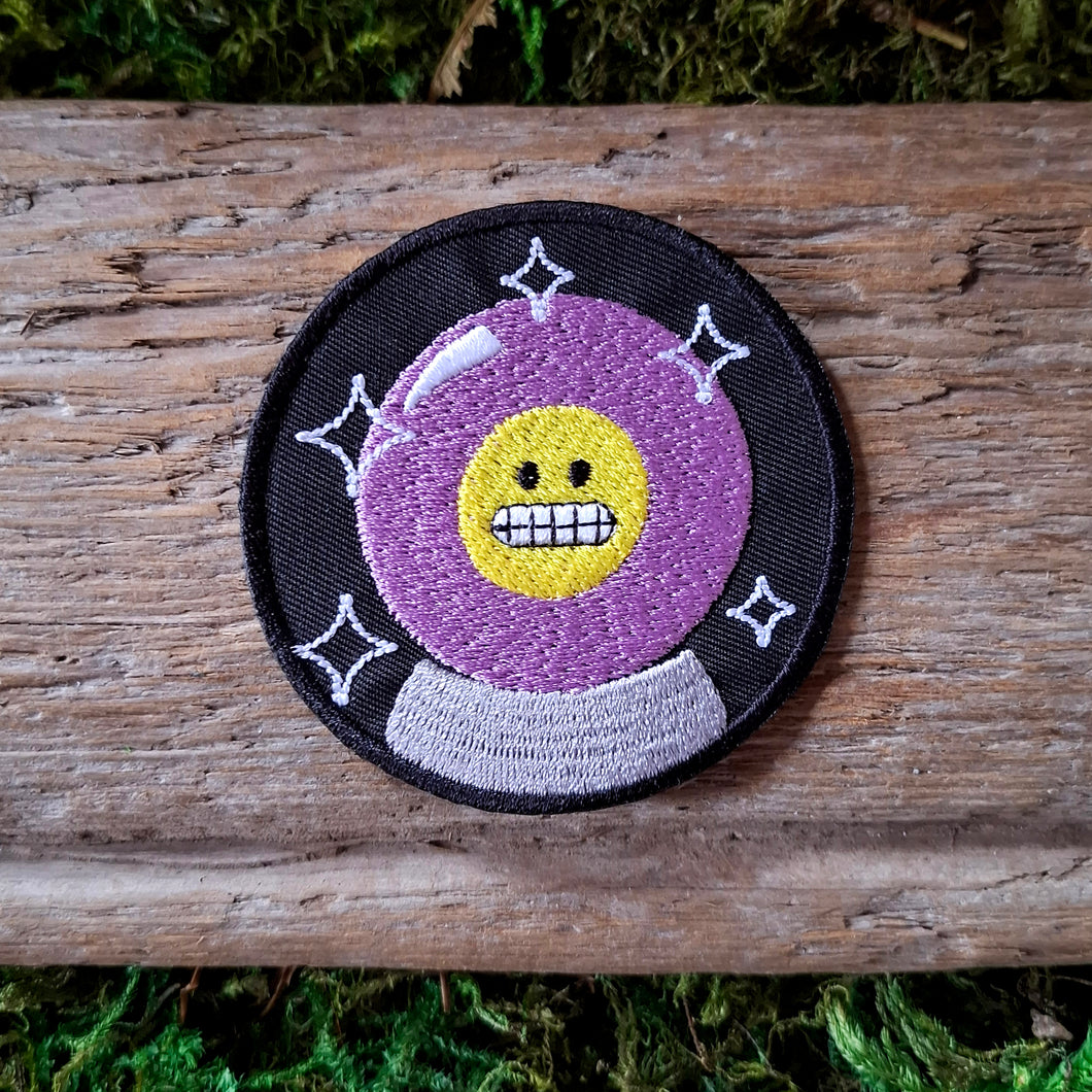 Yikes Crystal Ball Iron-On Patch