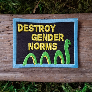 Nessie Destroys Gender Norms Iron-On Patch