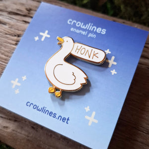 "Honk" Goose Enamel Pin