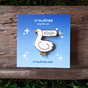 "Honk" Goose Enamel Pin