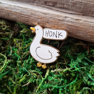 "Honk" Goose Enamel Pin