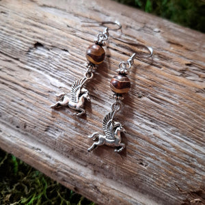 Pegasus Beaded Earrings