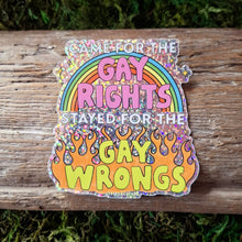 Load image into Gallery viewer, &quot;Gay Wrongs&quot; Glitter Sticker
