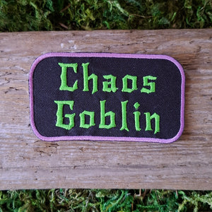 "Chaos Goblin" Iron-On Patch