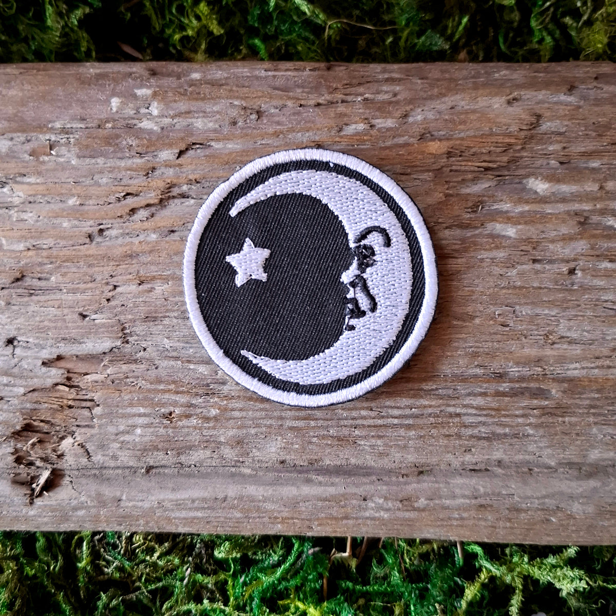 Not Lost Patch - Embroidered Iron-on Patch with Merrowed Border ...