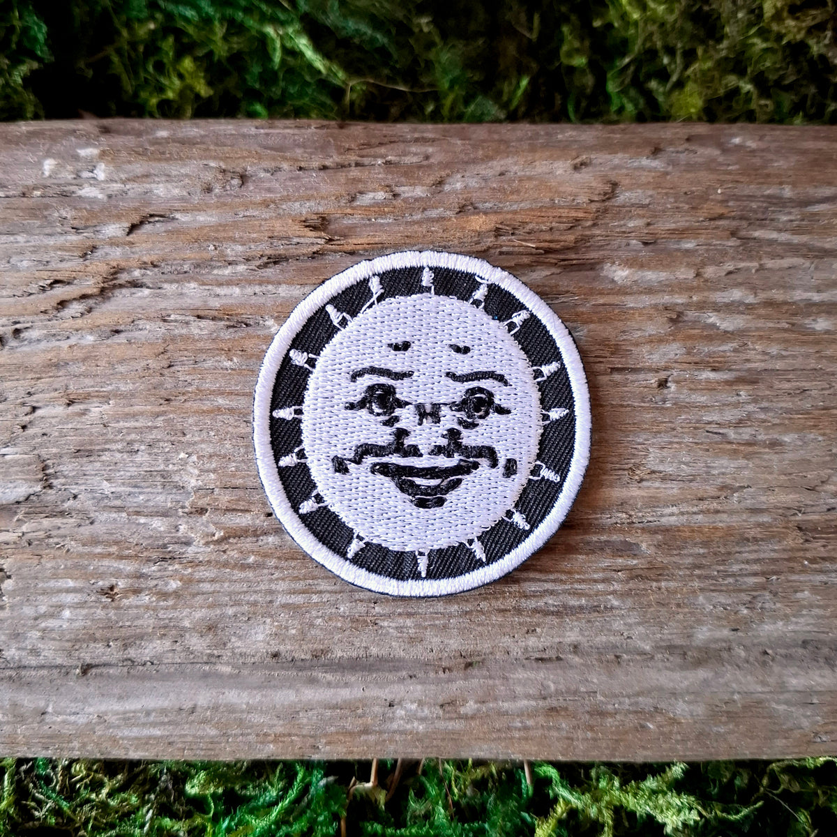 Not Lost Patch - Embroidered Iron-on Patch with Merrowed Border ...