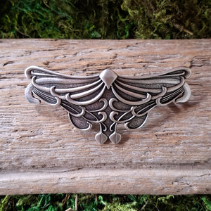 Elvish Pewter Hair Barrette