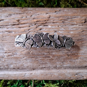 Butterfly Pewter Hair Barrette