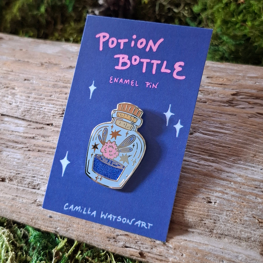 Fairy Bottle Enamel Pin