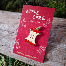 Load image into Gallery viewer, Apple Core Enamel Pin
