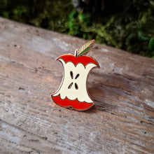 Load image into Gallery viewer, Apple Core Enamel Pin
