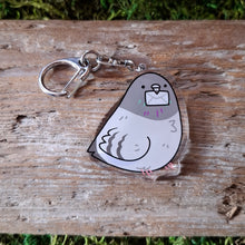 Load image into Gallery viewer, Pizza Pigeon Double-sided Keychain
