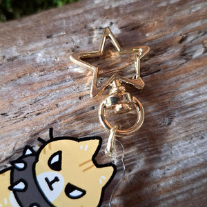 Bad Kitty Keychain