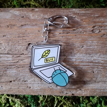 Load image into Gallery viewer, Computer Bug Double-sided Keychain
