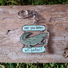 Load image into Gallery viewer, Alligator Crocodile Double-sided Keychain
