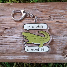 Load image into Gallery viewer, Alligator Crocodile Double-sided Keychain

