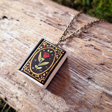 Load image into Gallery viewer, Handmade Rose Tome Pendant
