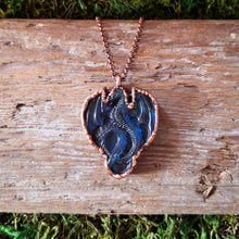 Load image into Gallery viewer, Labradorite Dragon Necklace
