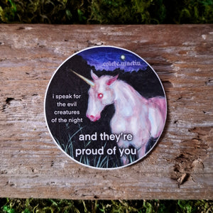 "Creatures of the Night" Vinyl Sticker