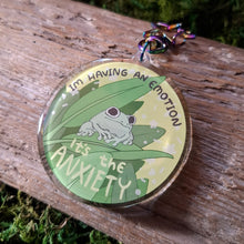 Load image into Gallery viewer, Anxiety Frog Keychain

