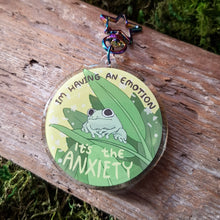 Load image into Gallery viewer, Anxiety Frog Keychain
