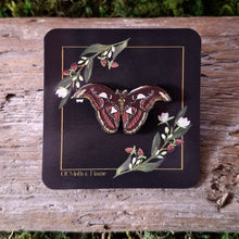 Load image into Gallery viewer, Atlas Moth Enamel Pin
