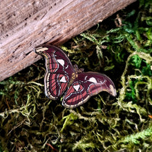 Load image into Gallery viewer, Atlas Moth Enamel Pin

