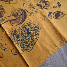 Load image into Gallery viewer, Yellow Mushroom Print Bandana

