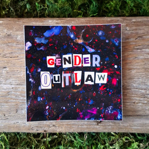 "Gender Outlaw" Collage Sticker