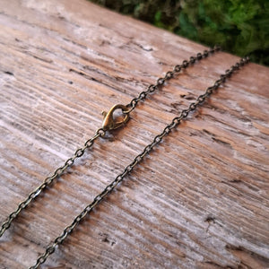 Tiny Embroidered Hedgehog Necklace